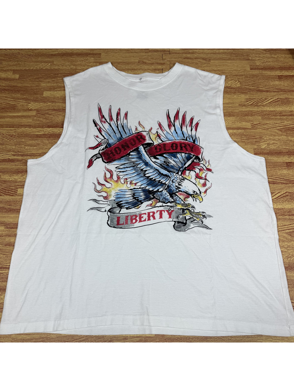 White Eagle Honor Glory Liberty Sleeveless T Shirt